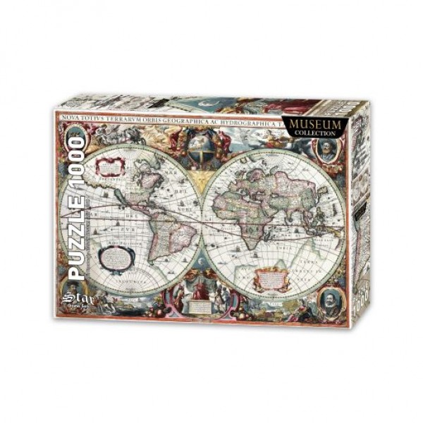Mapa świata (1000el.) - Sklep Art Puzzle